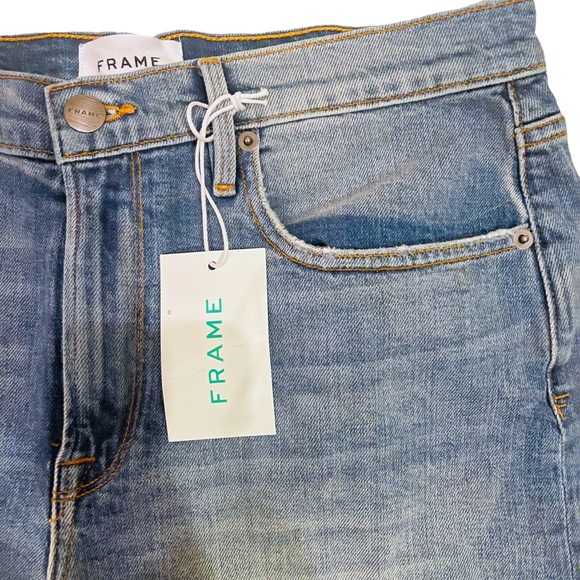 NWT Frame Le Brigette Short in Indigo Summit - Size: 30 - Picture 2 of 5